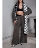 Γυναικείο γκρι παντελόνι-φόρμα εβαζέ - Collectiva Noir Herrera Pants Γυναικείο γκρι παντελόνι-φόρμα εβαζέ - Collectiva Noir Herrera Pants