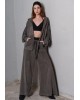 Γυναικείο γκρι παντελόνι-φόρμα εβαζέ - Collectiva Noir Herrera Pants Γυναικείο γκρι παντελόνι-φόρμα εβαζέ - Collectiva Noir Herrera Pants