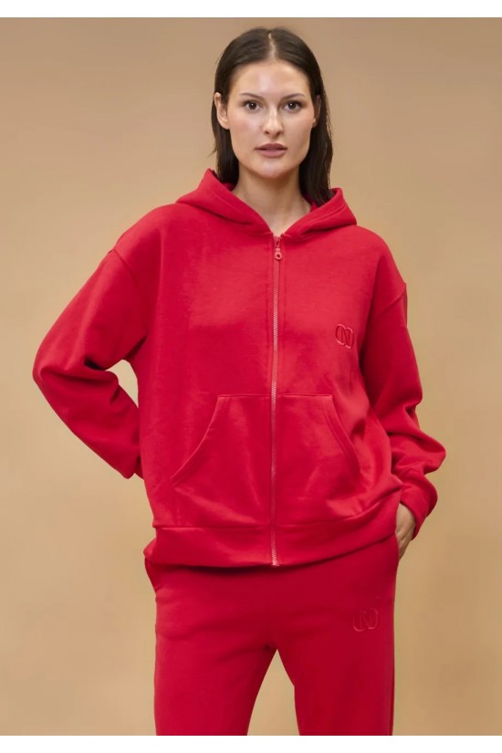 Γυναικεία κόκκινη ζακέτα - Collectiva Noir Jilda Jacket Γυναικεία κόκκινη ζακέτα - Collectiva Noir Jilda Jacket