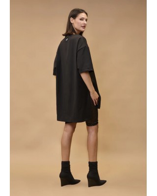 Γυναικεία μαύρη oversized μπλούζα - Collectiva Noir Kimia Top Γυναικεία μαύρη oversized μπλούζα - Collectiva Noir Kimia Top