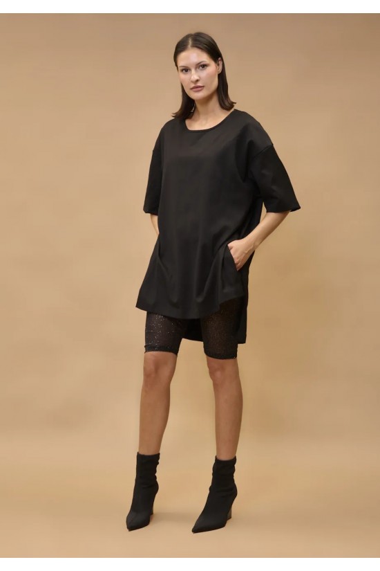 Γυναικεία μαύρη oversized μπλούζα - Collectiva Noir Kimia Top
