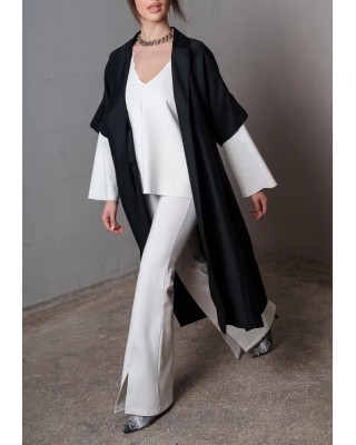 Γυναικεία μαύρη καμπαρντίνα - Collectiva Noir Oversized Cardigan Γυναικεία μαύρη καμπαρντίνα - Collectiva Noir Oversized Cardigan