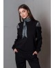 Γυναικεία μαύρη μπλούζα με ανοίγματα - Collectiva Noir Kasy Top