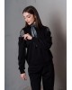 Γυναικεία μαύρη μπλούζα με ανοίγματα - Collectiva Noir Kasy Top