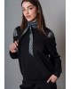 Γυναικεία μαύρη μπλούζα με ανοίγματα - Collectiva Noir Kasy Top