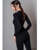 Γυναικεία μαύρη ολόσωμη φόρμα - Collectiva Noir Creil Jumpsuit Γυναικεία μαύρη ολόσωμη φόρμα - Collectiva Noir Creil Jumpsuit