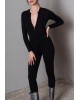 Γυναικεία μαύρη ολόσωμη φόρμα - Collectiva Noir Creil Jumpsuit Γυναικεία μαύρη ολόσωμη φόρμα - Collectiva Noir Creil Jumpsuit