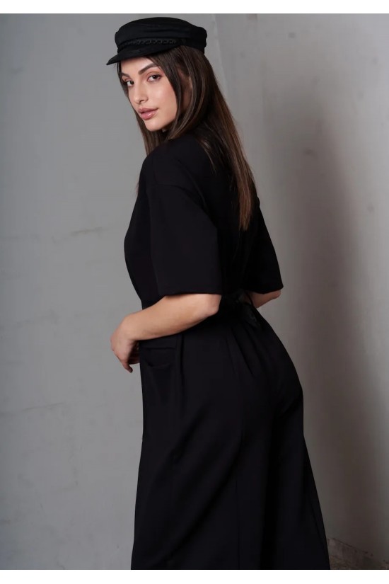 Γυναικεία μαύρη ολόσωμη φόρμα - Collectiva Noir brittany Jumpsuit