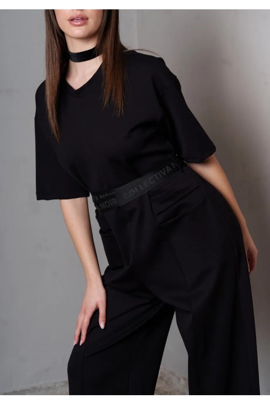 Γυναικεία μαύρη ολόσωμη φόρμα - Collectiva Noir brittany Jumpsuit