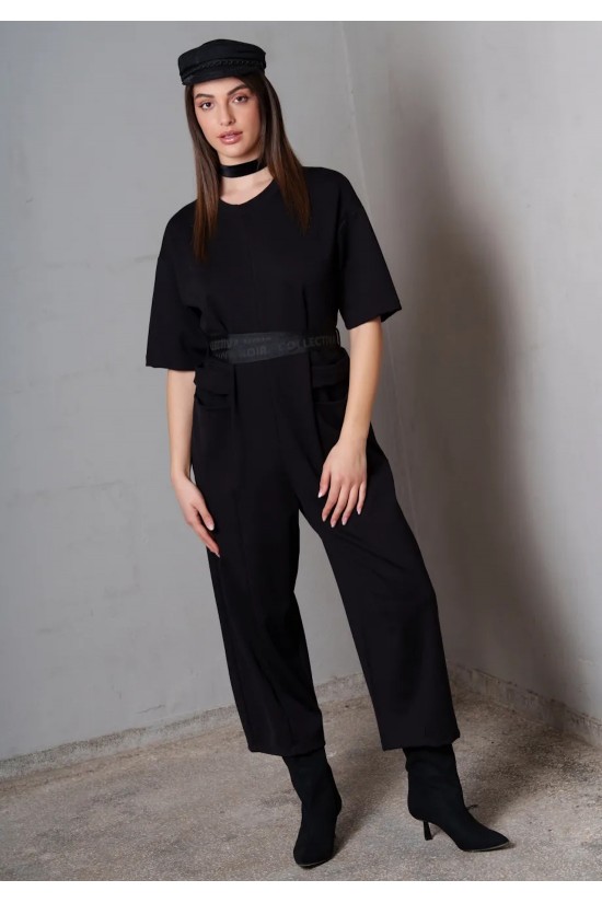 Γυναικεία μαύρη ολόσωμη φόρμα - Collectiva Noir brittany Jumpsuit