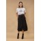 Γυναικεία μαύρη φούστα με μπάσκα - Collectiva Noir Lou Skirt Γυναικεία μαύρη φούστα με μπάσκα - Collectiva Noir Lou Skirt