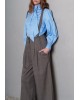 Γυναικείο καρό παντελόνι με τιράντες - Collectiva Noir Lava Pants