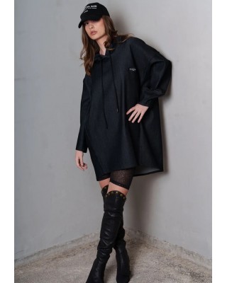 Γυναικείο denim φόρεμα - Collectiva Noir Paco Dress Γυναικείο denim φόρεμα - Collectiva Noir Paco Dress