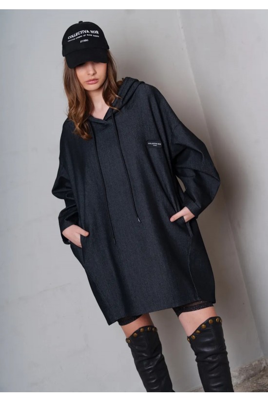 Γυναικείο denim φόρεμα - Collectiva Noir Paco Dress