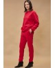 Γυναικείο κόκκινο παντελόνι φόρμας- Collectiva Noir Polar Pants