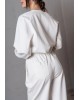 Γυναικείο λευκό παντελόνι - Collectiva Noir Corsia Pants