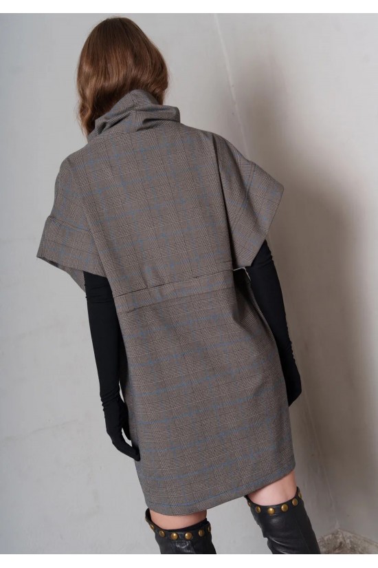 Γυναικείο mini καρό φόρεμα - Collectiva Noir Tokyo Dress