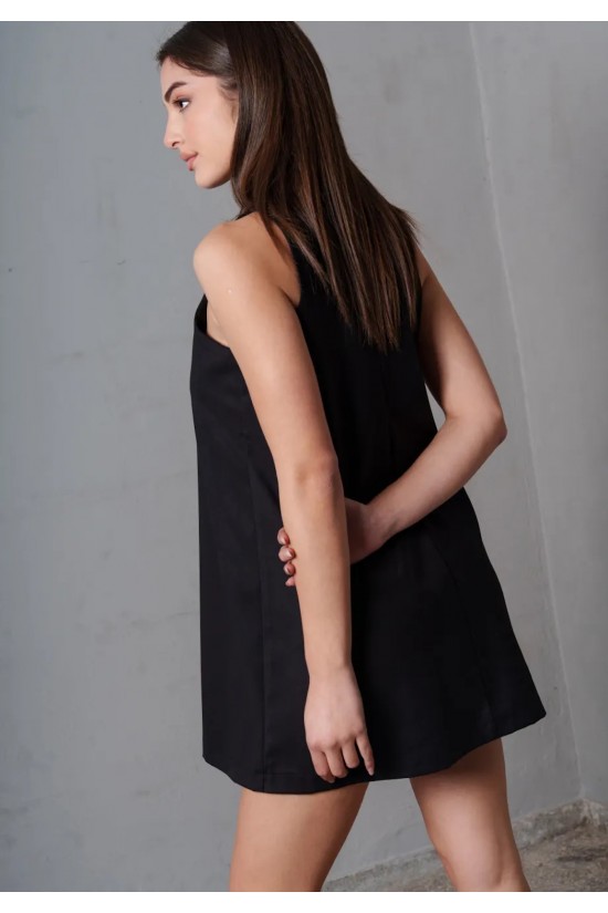 Γυναικείο μίνι μαύρο φόρεμα - Collectiva Noir Mares Dress Γυναικείο μίνι μαύρο φόρεμα - Collectiva Noir Mares Dress