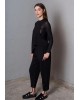 Γυναικείο μαύρο παντελόνι - Collectiva Noir Corsia Pants