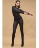 Γυναικείο μαύρο διάφανο κολάν - Collectiva Noir Lora Leggings