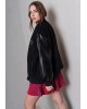 Γυναικείο μαύρο bomber jacket - Collectiva Noir Bleeker Bomber Γυναικείο μαύρο bomber jacket - Collectiva Noir Bleeker Bomber