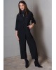 Γυναικεία μαύρη ολόσωμη φόρμα - Collectiva Noir Kaia Jumpsuit Γυναικεία μαύρη ολόσωμη φόρμα - Collectiva Noir Kaia Jumpsuit