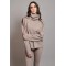Γυναικεία γκρι μπλούζα ζιβάγκο - Collectiva Noir Crisp Top