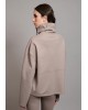 Γυναικεία γκρι μπλούζα ζιβάγκο - Collectiva Noir Crisp Top