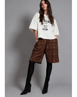 Γυναικεία λευκή oversized μπλούζα - Collectiva Noir Lover Top