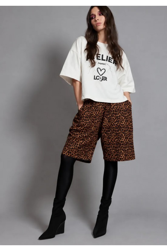 Γυναικεία λευκή oversized μπλούζα - Collectiva Noir Lover Top Γυναικεία λευκή oversized μπλούζα - Collectiva Noir Lover Top