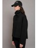 Γυναικεία μαύρη μπλούζα ζιβάγκο - Collectiva Noir Crisp Top Γυναικεία μαύρη μπλούζα ζιβάγκο - Collectiva Noir Crisp Top