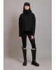 Γυναικεία μαύρη μπλούζα ζιβάγκο - Collectiva Noir Crisp Top Γυναικεία μαύρη μπλούζα ζιβάγκο - Collectiva Noir Crisp Top