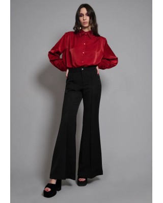 Γυναικεία μαύρη ψηλόμεση παντελόνα - Collectiva Noir Luxor Pants Γυναικεία μαύρη ψηλόμεση παντελόνα - Collectiva Noir Luxor Pants