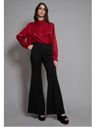 Γυναικεία μαύρη ψηλόμεση παντελόνα - Collectiva Noir Luxor Pants