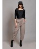 Γυναικείο γκρι παντελόνι - Collectiva Noir Halo Pants Γυναικείο γκρι παντελόνι - Collectiva Noir Halo Pants