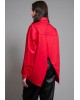 Γυναικείο κόκκινο oversized πουκάμισο - Collectiva Noir Raw Shirt Γυναικείο κόκκινο oversized πουκάμισο - Collectiva Noir Raw Shirt