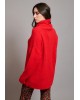 Γυναικείο κόκκινο oversized πλεκτό - Collectiva Noir N03 Form Top Γυναικείο κόκκινο oversized πλεκτό - Collectiva Noir N03 Form Top