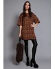 Γυναικείο λεοπάρ oversized φόρεμα - Collectiva Noir Vecta Dress Γυναικείο λεοπάρ oversized φόρεμα - Collectiva Noir Vecta Dress