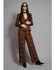 Γυναικείο λεοπάρ παντελόνι - Collectiva Noir Nadin Pants Γυναικείο λεοπάρ παντελόνι - Collectiva Noir Nadin Pants