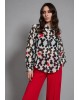 Γυναικείο πουκάμισο με print - Collectiva Noir Zor Shirt Γυναικείο πουκάμισο με print - Collectiva Noir Zor Shirt