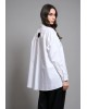 Γυναικείο λευκό oversized πουκάμισο - Collectiva Noir Donkey Shirt Γυναικείο λευκό oversized πουκάμισο - Collectiva Noir Donkey Shirt
