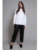 Γυναικείο λευκό oversized πουκάμισο - Collectiva Noir Donkey Shirt Γυναικείο λευκό oversized πουκάμισο - Collectiva Noir Donkey Shirt