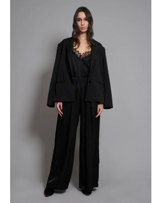 Γυναικείο μαύρο blazer - Collectiva Noir Suki Blazer Γυναικείο μαύρο blazer - Collectiva Noir Suki Blazer