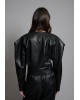 Γυναικείο μαύρο cropped jacket - Collectiva Noir Cher Jacket Γυναικείο μαύρο cropped jacket - Collectiva Noir Cher Jacket