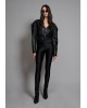 Γυναικείο μαύρο cropped jacket - Collectiva Noir Cher Jacket Γυναικείο μαύρο cropped jacket - Collectiva Noir Cher Jacket
