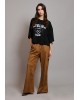 Γυναικεία μαύρη oversized μπλούζα - Collectiva Noir Lover Top Γυναικεία μαύρη oversized μπλούζα - Collectiva Noir Lover Top