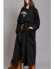 Γυναικείο μαύρο oversized παλτό - Collectiva Noir Menton Coat Γυναικείο μαύρο oversized παλτό - Collectiva Noir Menton Coat