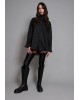 Γυναικείο μαύρο oversized πουκάμισο - Collectiva Noir Void Shirt Γυναικείο μαύρο oversized πουκάμισο - Collectiva Noir Void Shirt
