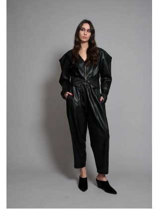 Γυναικείο μαύρο cropped jacket - Collectiva Noir Cher Jacket