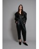 Γυναικείο μαύρο cropped jacket - Collectiva Noir Cher Jacket Γυναικείο μαύρο cropped jacket - Collectiva Noir Cher Jacket
